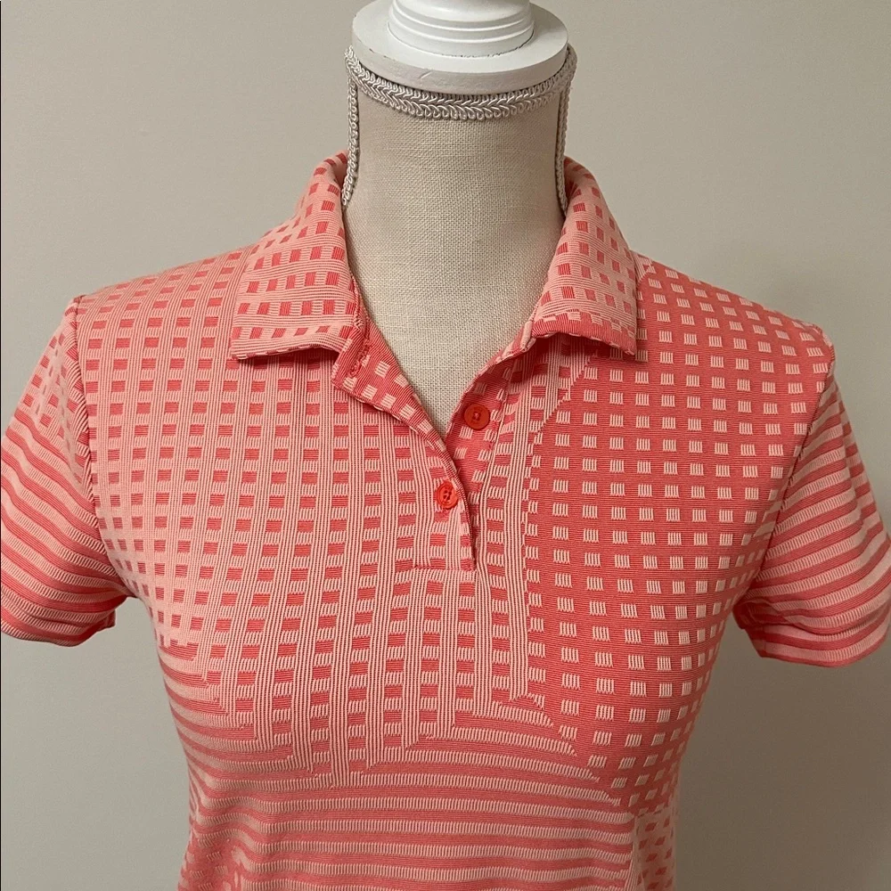 Nike Women's Coral Short Sleeve Dri-Fit Polo - Picture 2 of 8